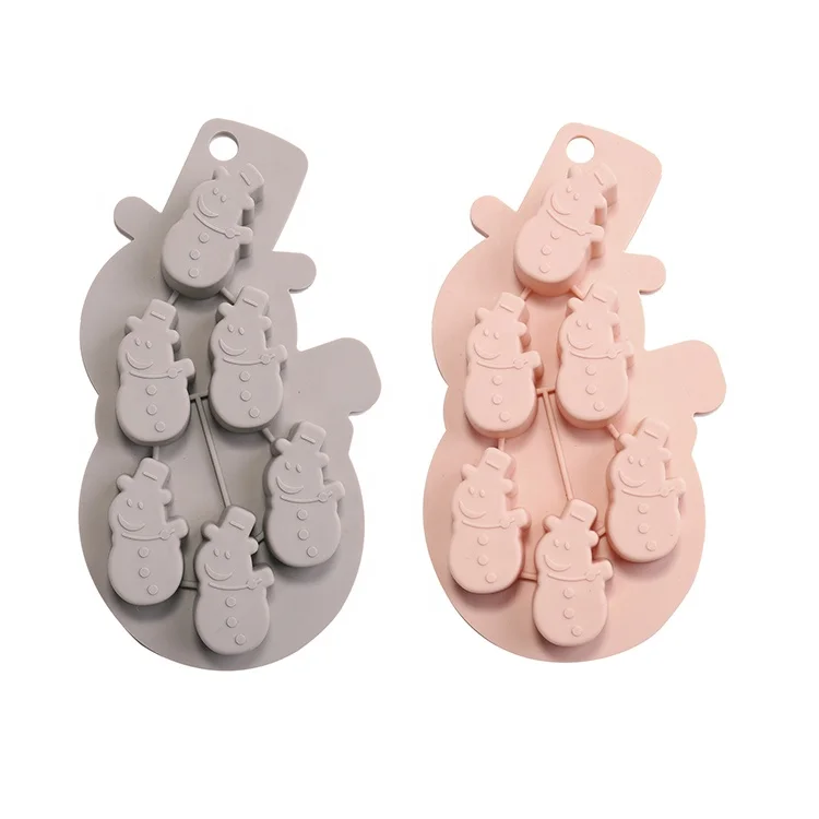Wholesale food grade 6 cavity 3d cute PET polycarbonate chocolate mold
