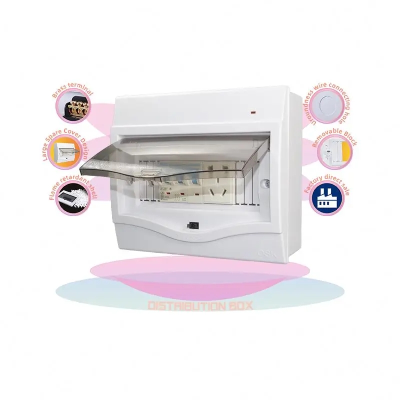 Distribution Box Transparent Distribution Box Distribution Panel Box With Mcb Protection