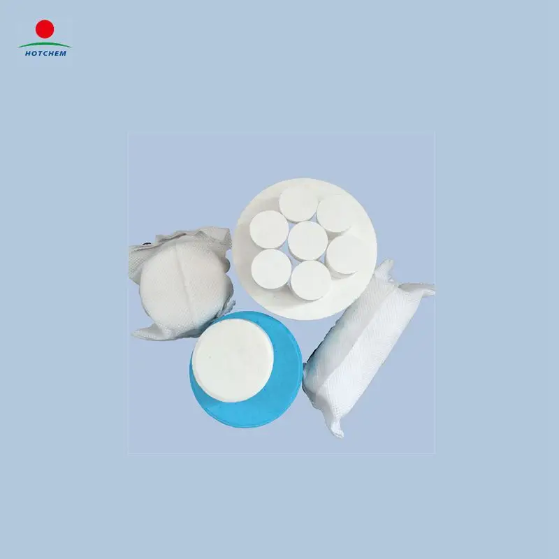 Top selling water treatment chemicals high purity 98.5% CYA Cyanuric Acid tablet