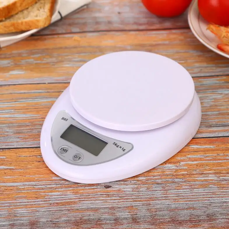 5kg Portable Digital Scale LED Electronic Scales Postal Food Balance Measuring Weight LED Electronic Scales kitchen accessories