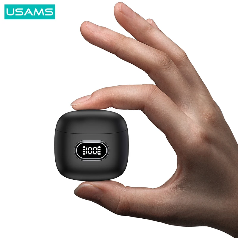 USAMS хорошая цена IAII15 mini tws true bt5.3 наушники-вкладыши с заменой силиконовых амбушюр беспроводные наушники