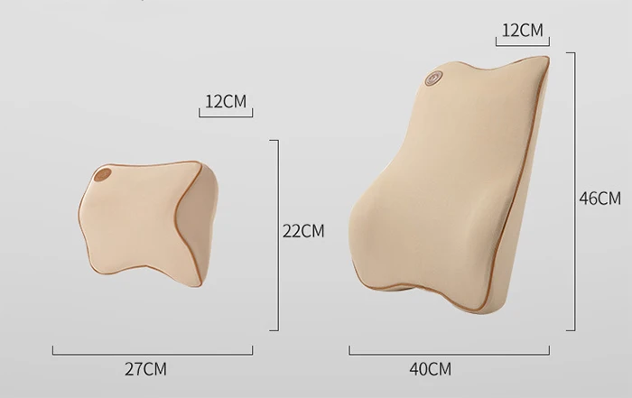 
Ventilate polyester soft car back support cushion suit for adult kids 