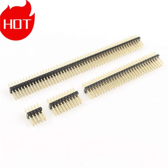 Header Insulator Press Fit Smt 0.8mm 1.27mm 180 Degree 3-Pin 22 1x60 50 Pcb Male Female 2.54mm Pitch Header Pin Connector Header