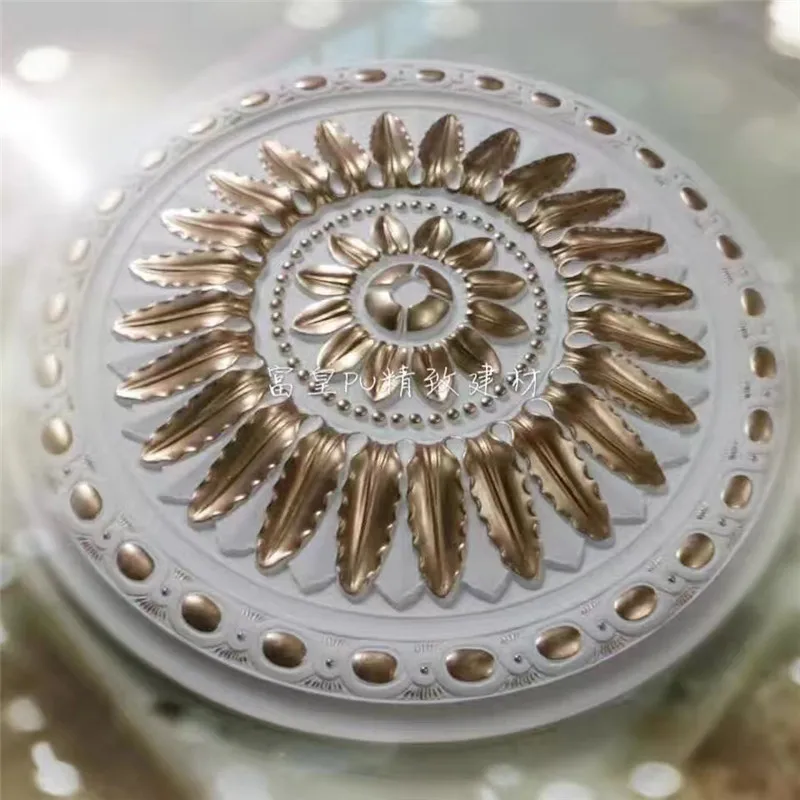 High quality PU polythene  cornices designs home hotel ceiling decorating