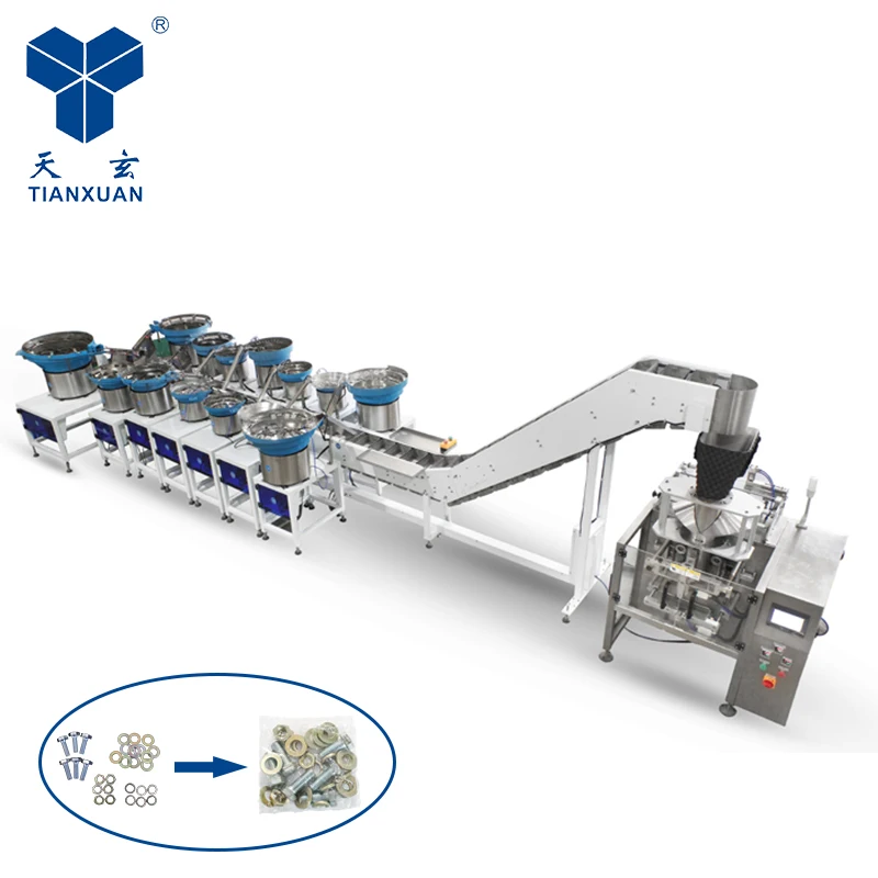 Hardware Screw Accessories With Bowl FeederVirbation Automatic Packaging Machine Automatic Packing Machine