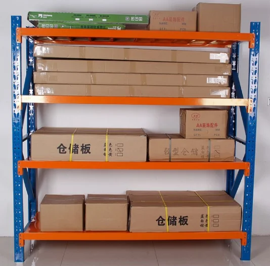 Factory 2000*600*2000 Adjustable 4 Shelves Metal Warehouse Steel Storage Racks System