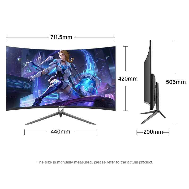 100x100 мм VESA монтажный наушник Out 99% sRGB USB HDMI1.4 G-sync PD1.2 AMD Freesync 1K 1080P FHD 31 5 Дюймов 144 Гц монитор 32