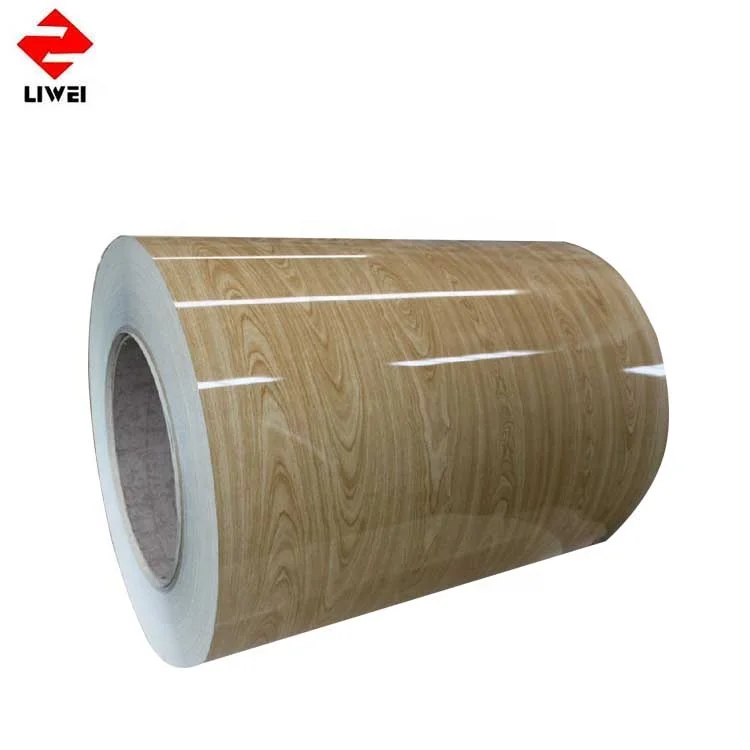 Decorative Wall Panel Wooden Metal Base Plate PPGI Prepainted Steel Sheet Color Coated Steel Coil