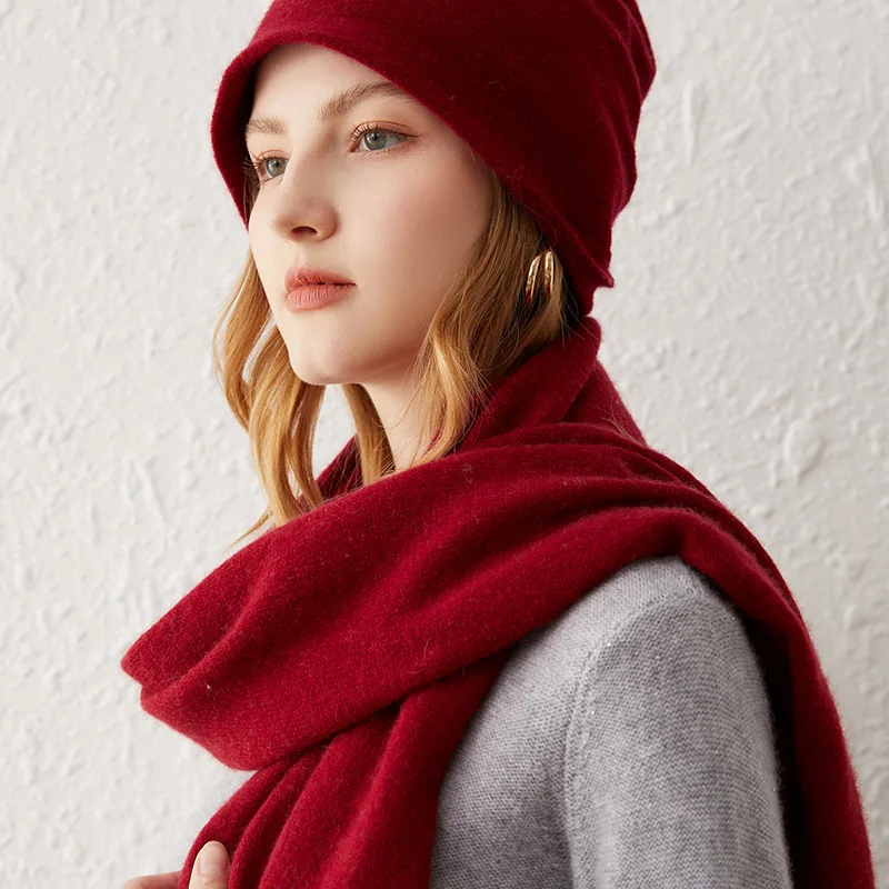 AW Outdoor Wear cashmere scarves solid color fashion knitted other scarves & shawls