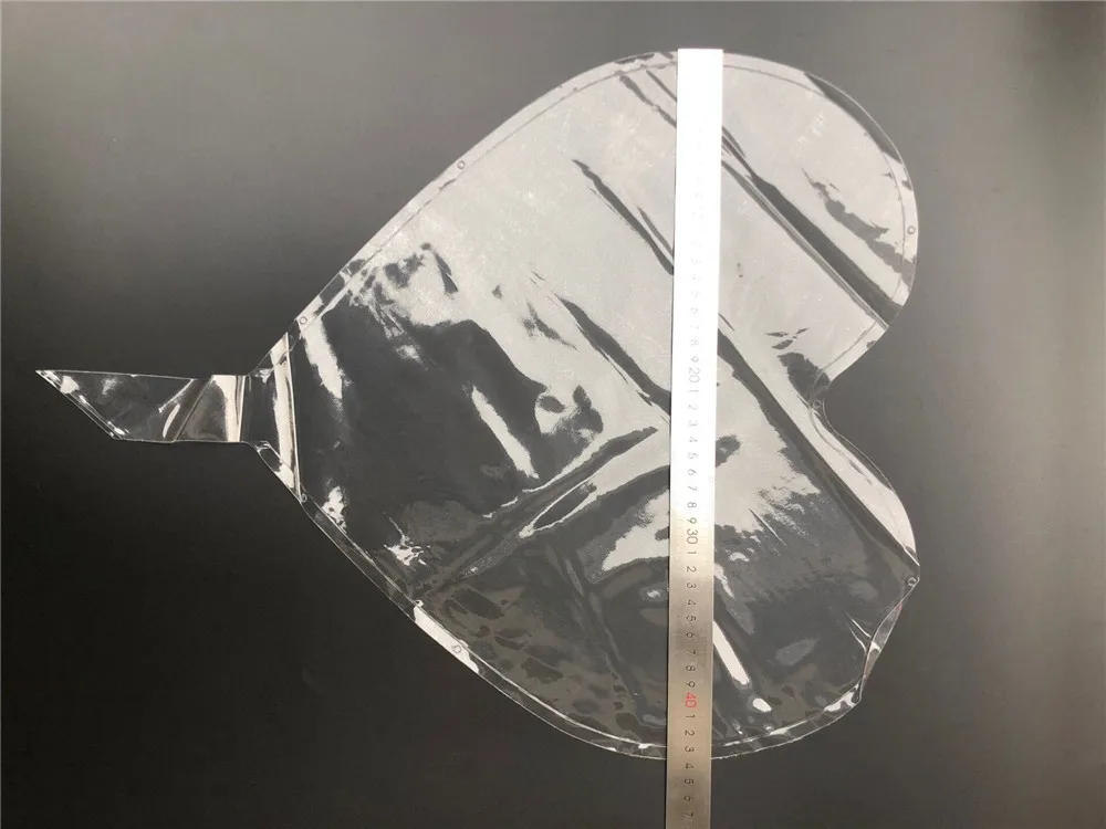 New Amazon color feather transparent 18 inch wave ball