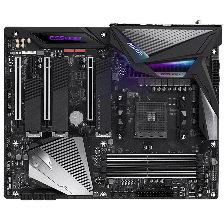 New board for GIGABYTE X570 AORUS MASTER Motherboard . DDR4 128GB Memory 3rd And 2nd Generation AMD Ryzen processors For Gaming