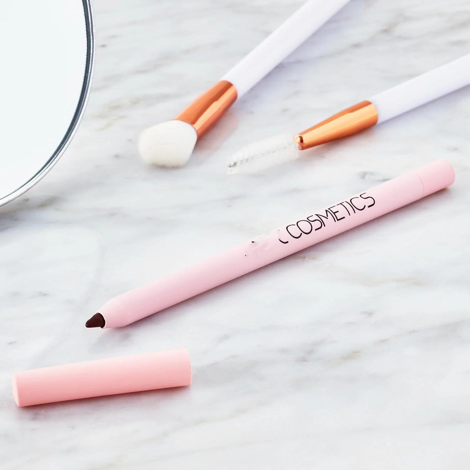 Cosmetics Retractable Lip Liner Medium brown Lip Pencil