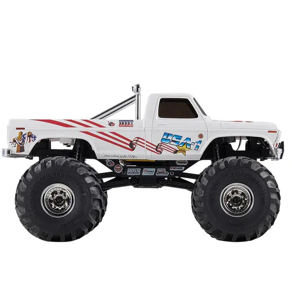 Cheap Two speed Crawler Pickup Stunt  Car USA-1 FMS 1/24 FCX24 Max Smasher V2 Electric Mini RC Monster Truck RTR 4WD Vehicle Toy