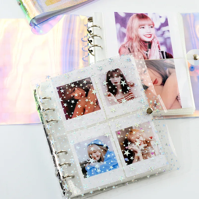 Wholesale custom printing Kpop shiny star transparent photocard binder album