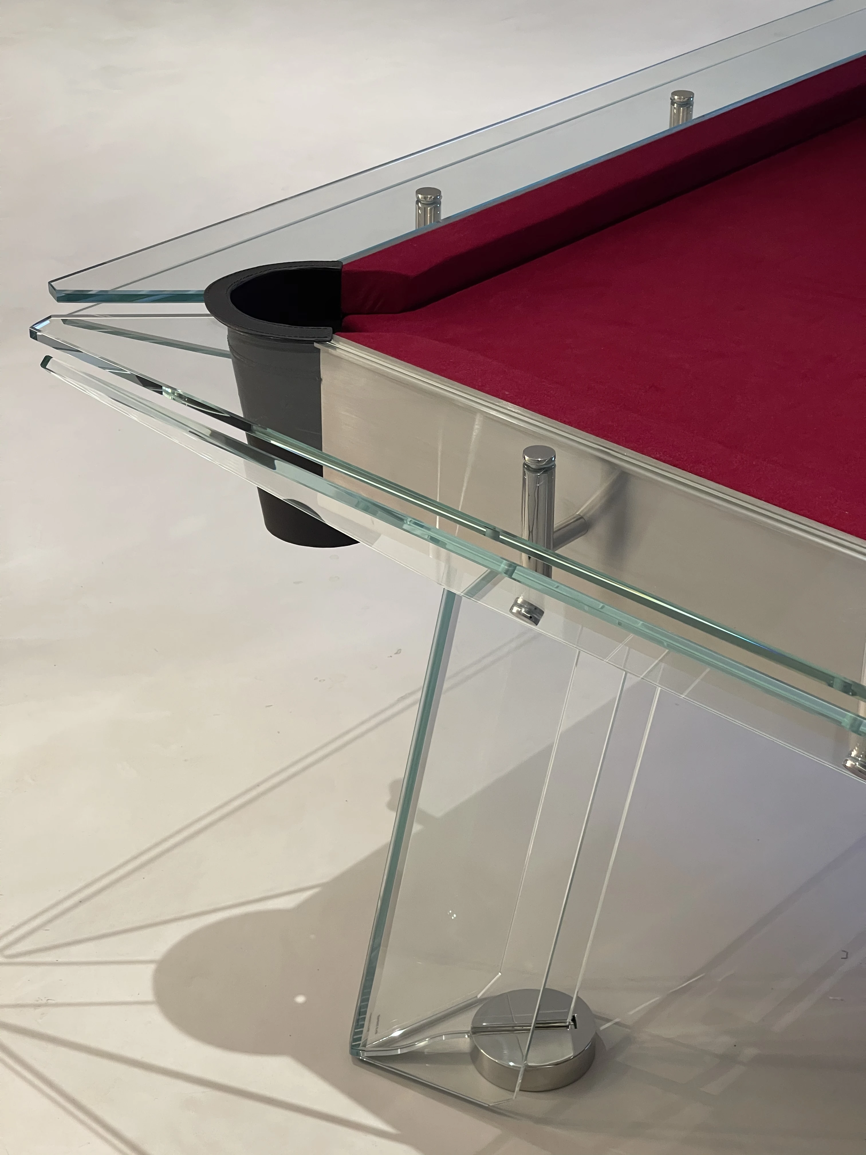 Customizable American Standard Black Eight Full Set Snooker Pool Table Indoor Clubhouse Hall Entertainment Glass