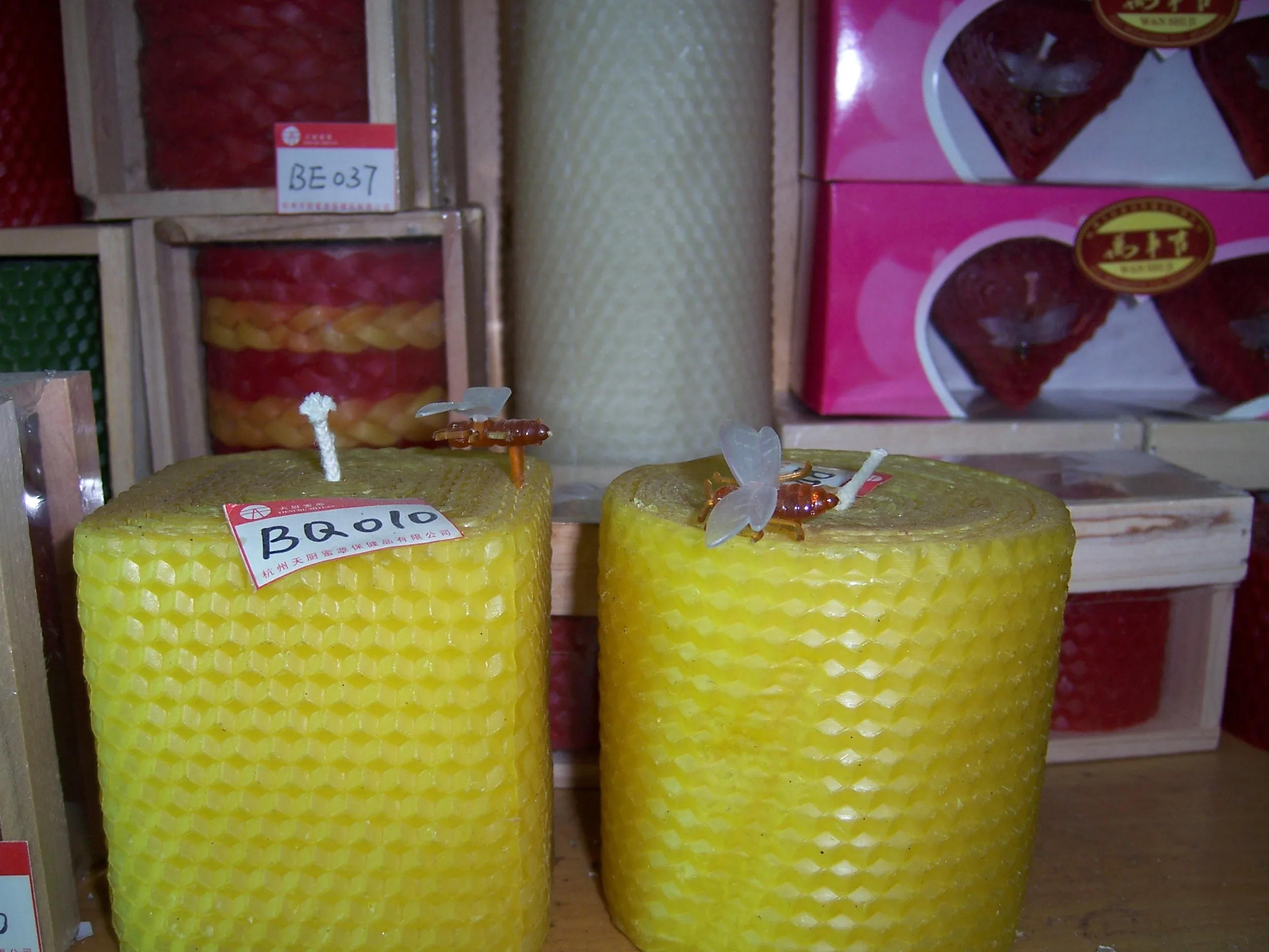 
High Quality OEM Natural Beeswax Candle 