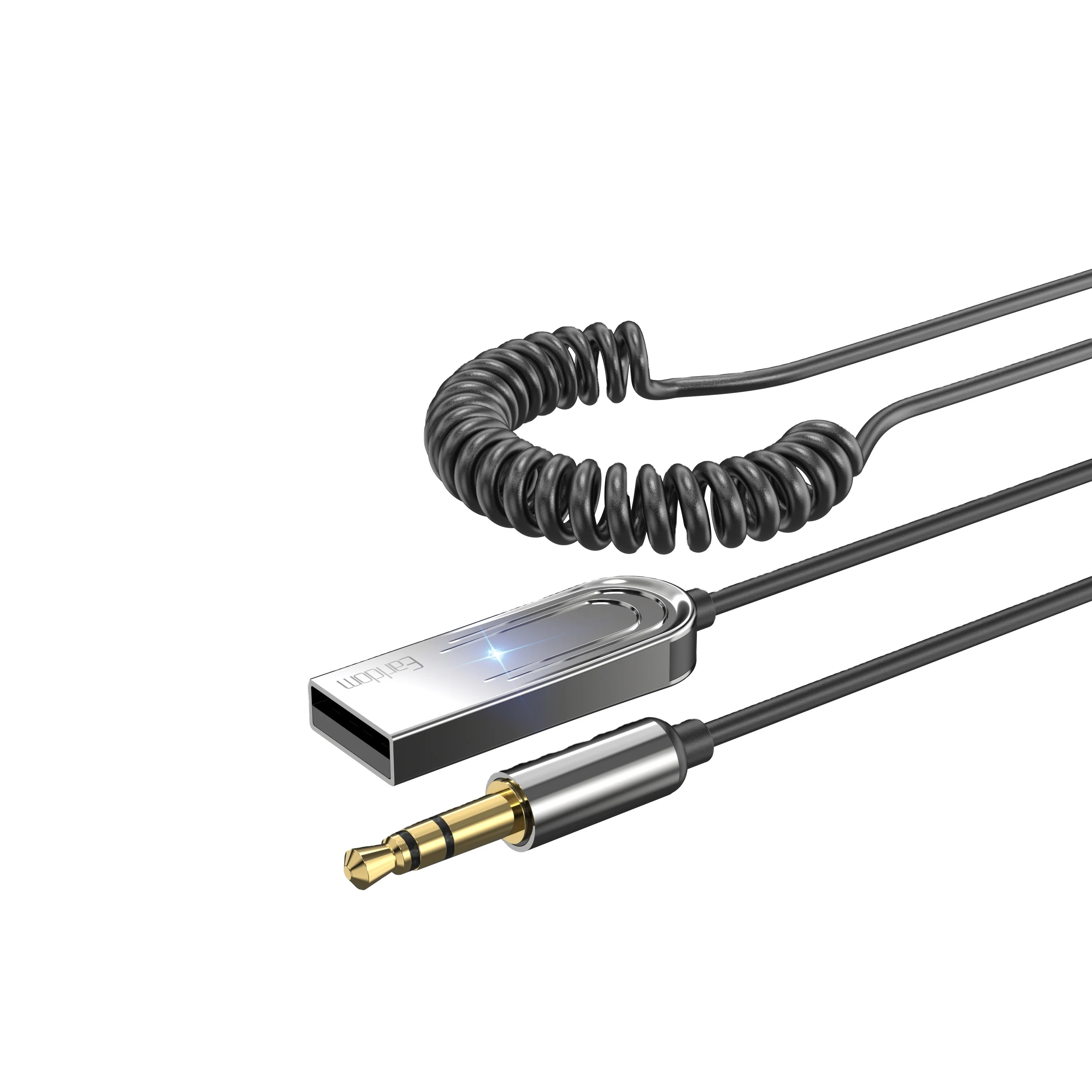 EARLDOM Usb Bt5.0 Receiver Transmitter 3.5mm Aux Car Stereo Music Audio Fm Transmitter Tv Bluetooth Transmitter Receiver