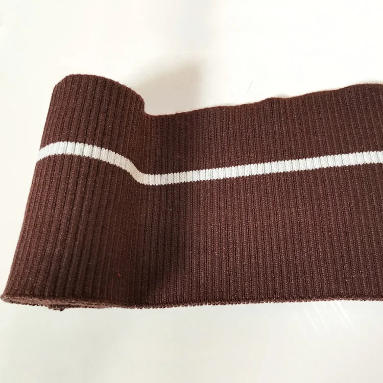 Acrylic Flat Knitting  Rib 2*1 for  Thickened rib for down Jacket Cuffs and Hem