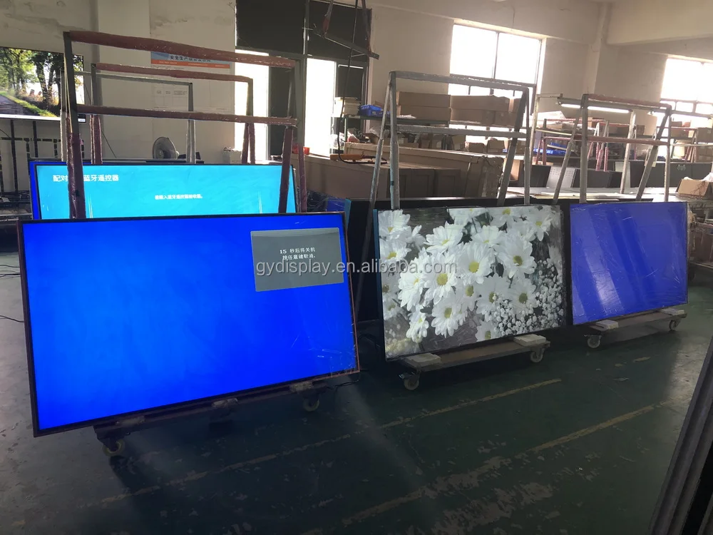 Factory  46 inch 2x2 3x3 4x4  Metal Ultra Narrow Bezel 1.7mm Crack-proof Screen LCD video wall
