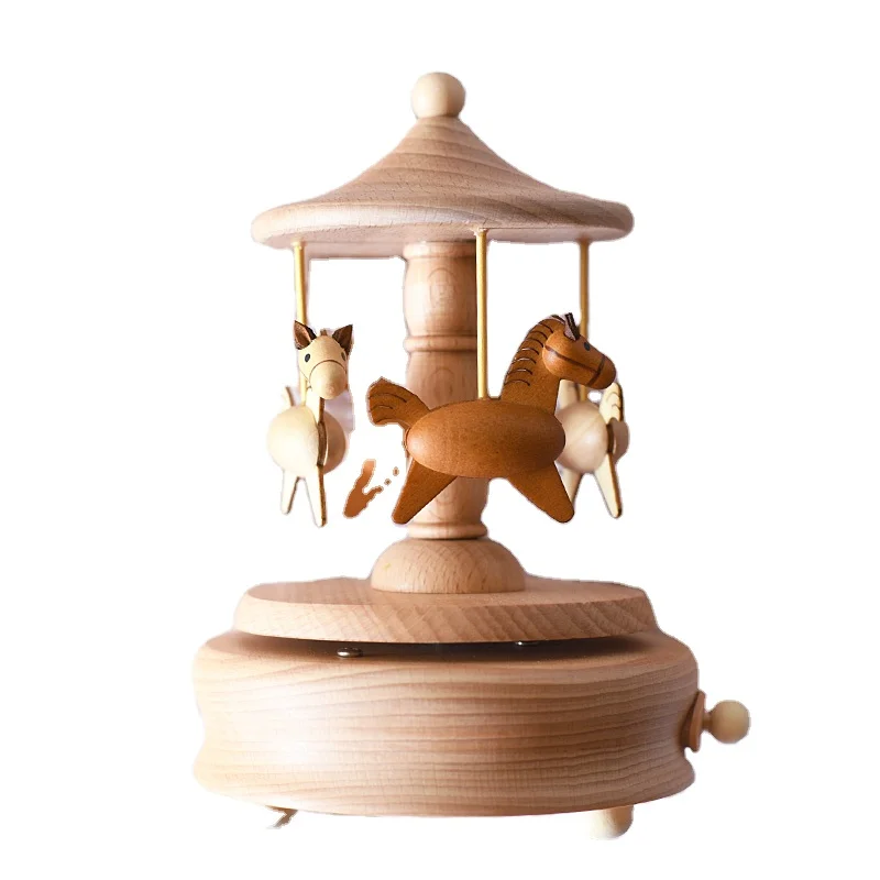 Tailai Music Box Wooden Wood Music Box Kids Music Box Hot Sale