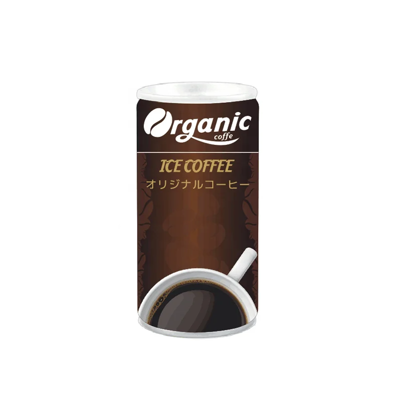 Wholesale High Quality Original 180ml Can Instant Black Coffee Drink