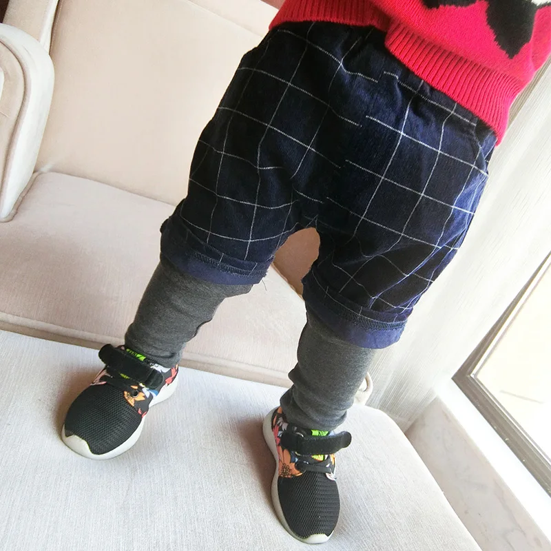 Factory Price Baby Boys Elastic Half Harem Pants From Online Clothing Store