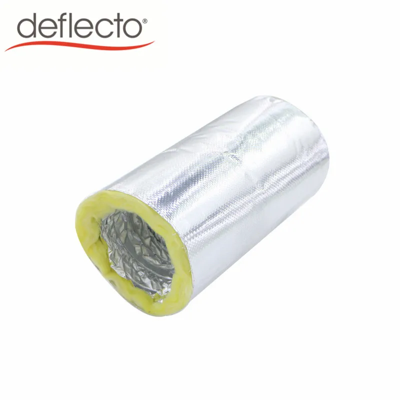 HVAC Fitting Insulated Flexible Air Duct / Aluminum Foil 150mm Exhaust Duct