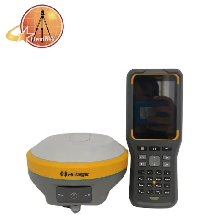 High performance Hi-Target V90plus GPS RTK double frequency 800 channels GPS GNSS supports Tilt Survey System