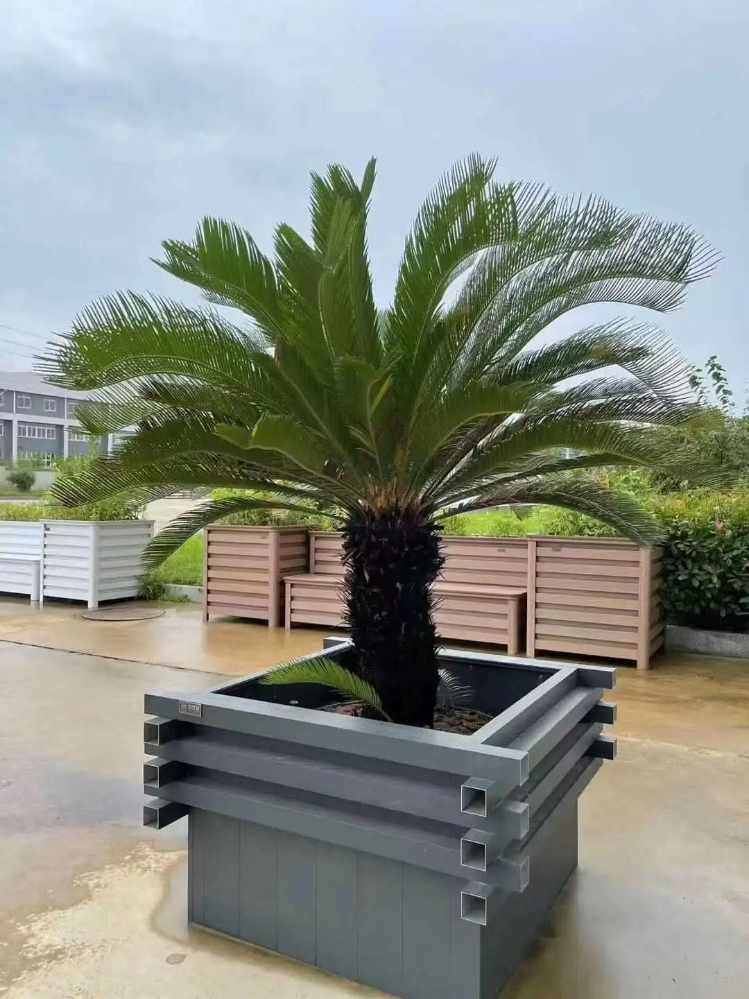 Metal Raised Garden Bed for flower Elevated Planter Box with Legs Outdoor Patio Flower Herb Container Gardening