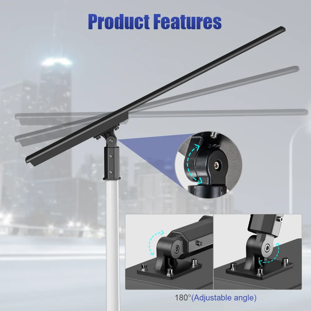 LAP High Power Modules Design Waterproof Ip65 Outdoor 40w 60w 80w Long Lifespan All In One Led Solar Street light