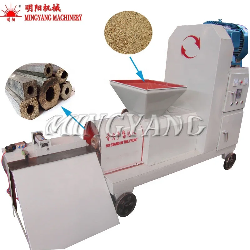 Agricultural Small Wood Waste Sawdust Tobacco Biomass Briquette Charcoal Making Machine