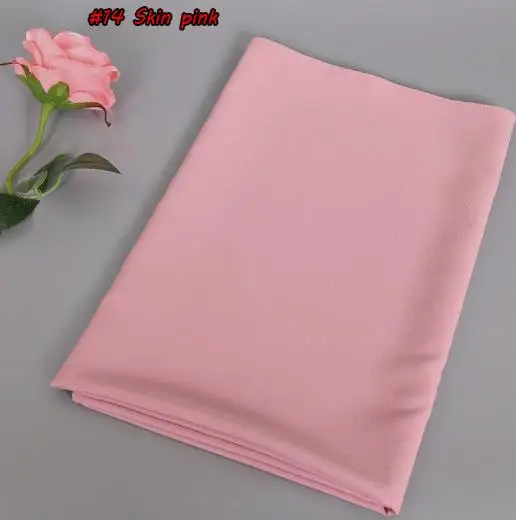 Fashion Wholesale Heavy Chiffon Hijab Shawl Malaysia Bawal Tudung Muslim Plain Ethnic Scarf