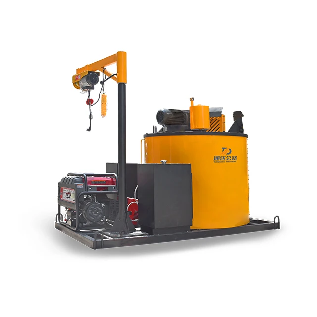Hand push traction 100 liter asphalt joint filling machine road crack repair machine