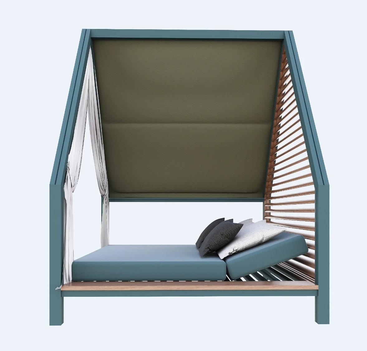 2x2 triangle camping pergola aluminum profile slanted roof pergola Pavilion+Sofa+Waterproof Sunshade outdoor pergolas and gazebo