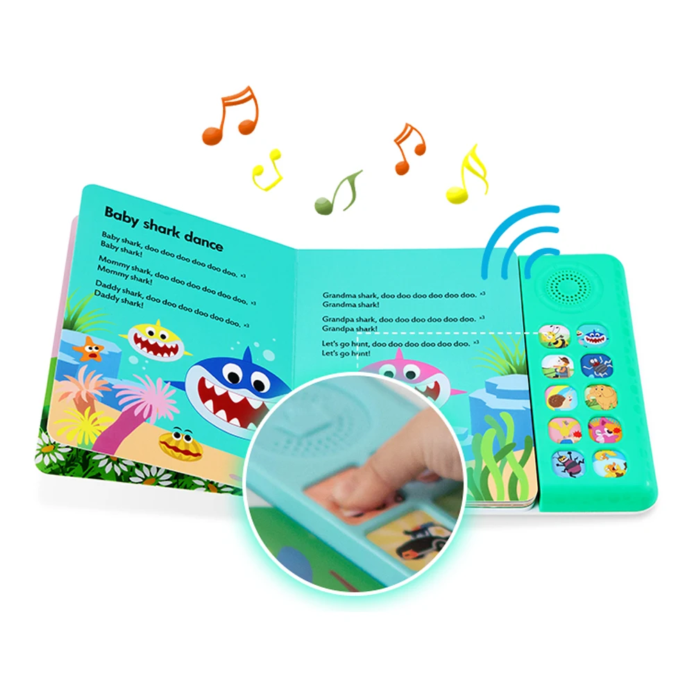 Baby like best alphabet press sound book English Chinese voicing audio book for kids