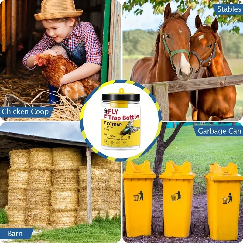 Reusable Wasp Trap Bottle Fly repeller bottle