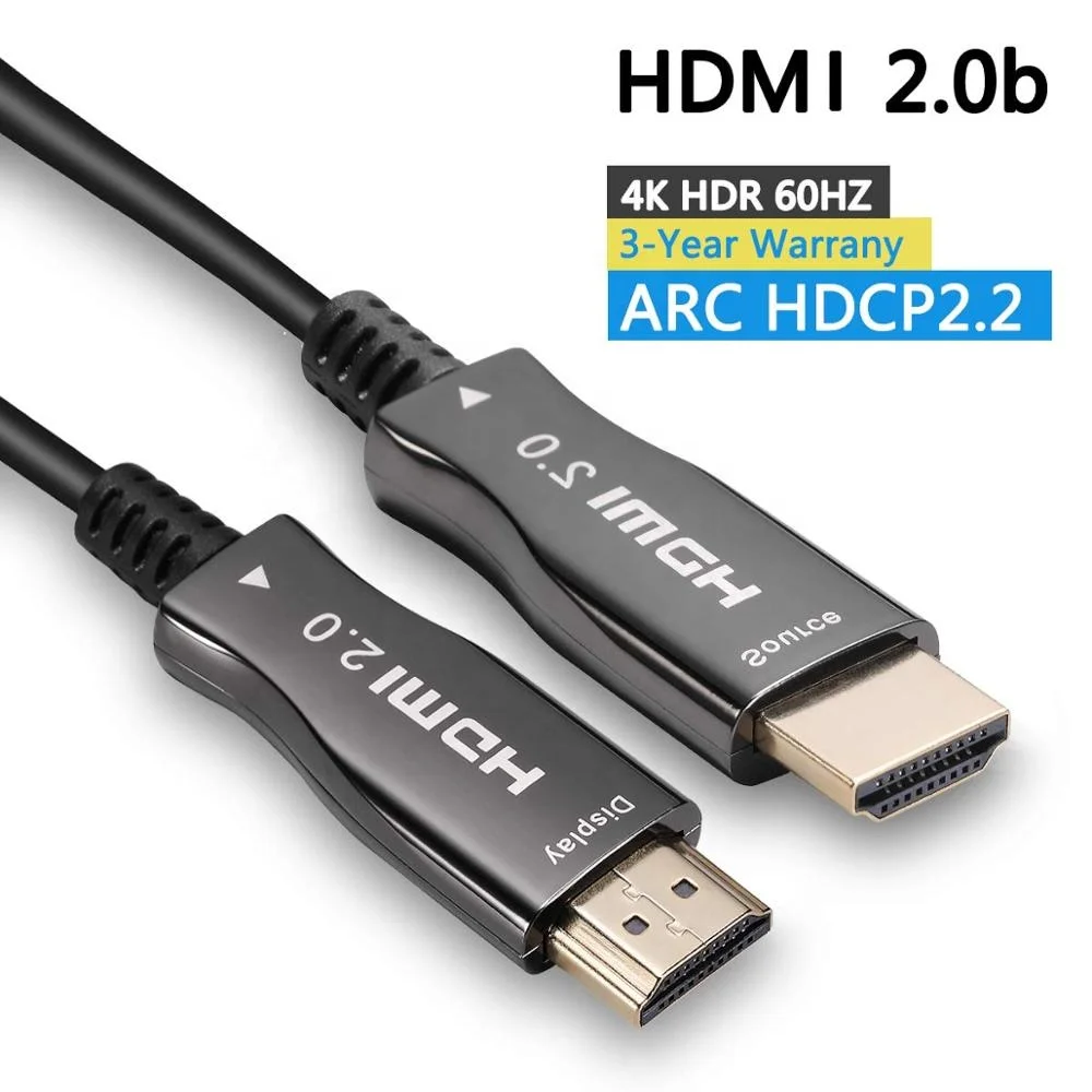 15m High Speed HDMI Active Fibre Optic cable AOC 4k 60HZ Hdmi Optical Fiber hdmi cable