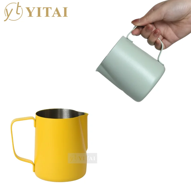 Milk Jug Hot Selling Stainless Steel Milk Coffee Latter Restaurant Milk Pitcher Bar