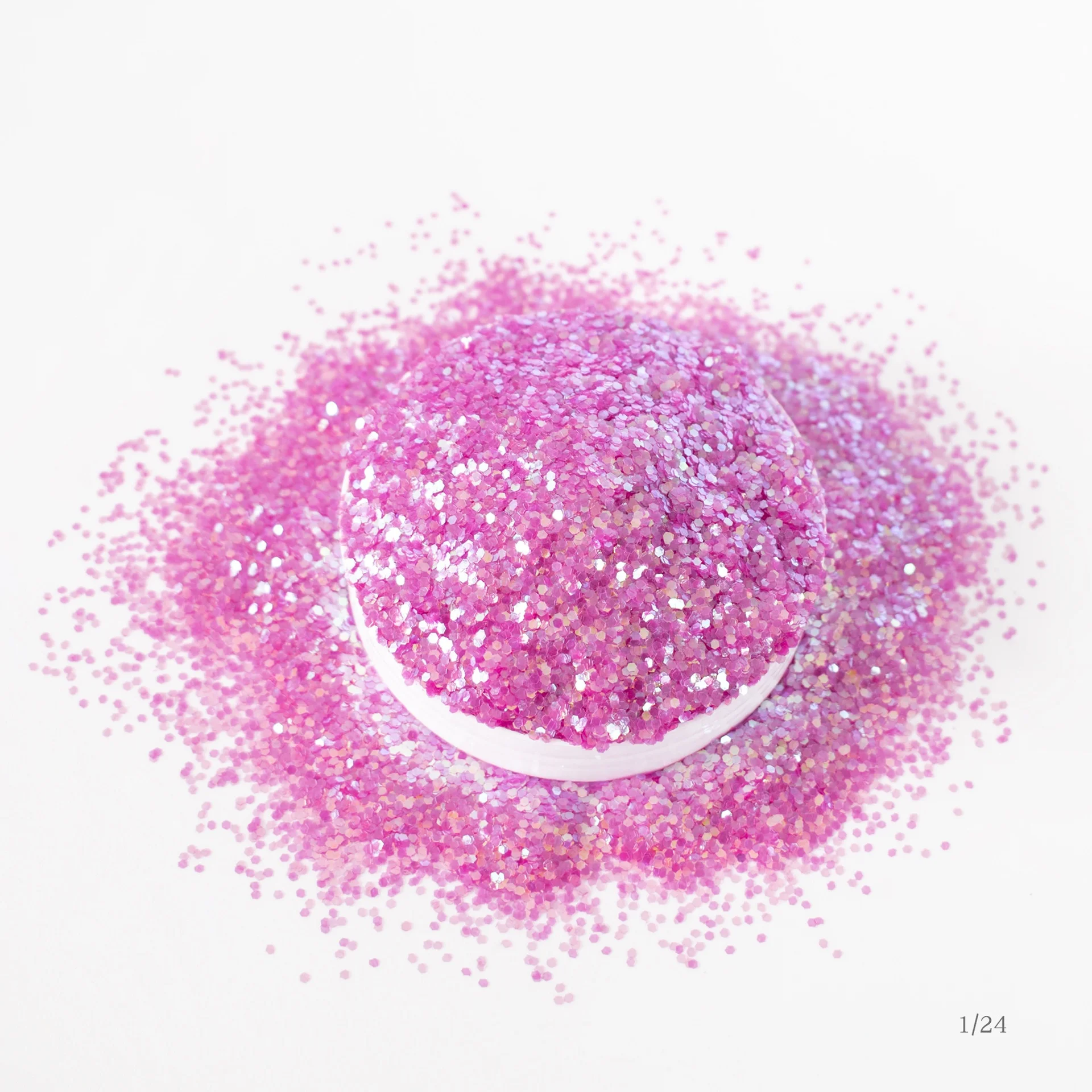 GUANHONG GLITTER  Factory Price Sale Rainbow Bulk Fine Hexagonal PET Glitter Nail Polish Glitter Powder