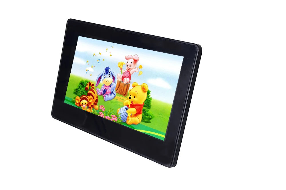
Cheap touch screen photo frame loop video download picture songs 7 inch Android digital photo frame 