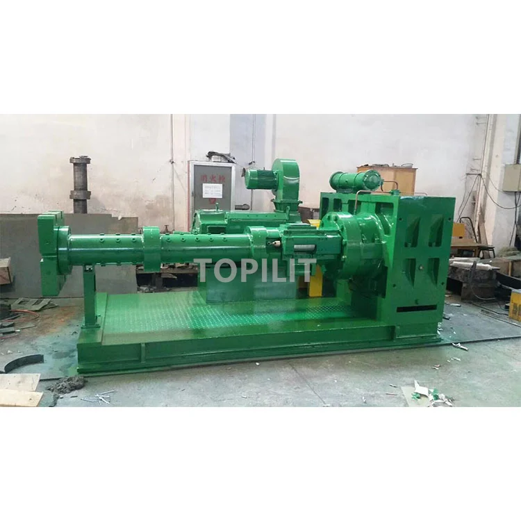 High Quality China Manufacture Tire Rubber Extruder Hard Tooth Surface Reducer Cold Feed Extruder For Final Mixing Rubber