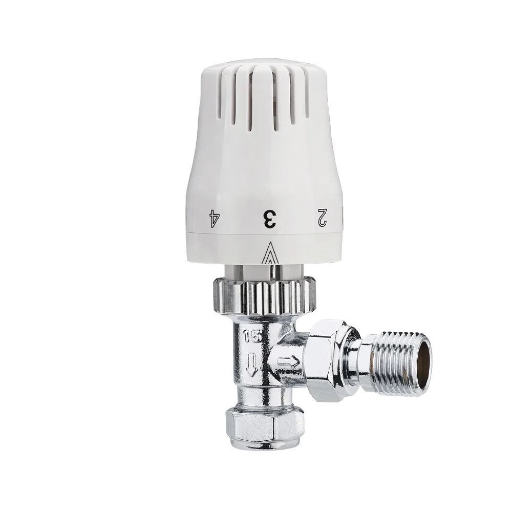 M30*1.5mm plastic trv head ABS White Temperature Control Thermostatic Radiator Valve Head