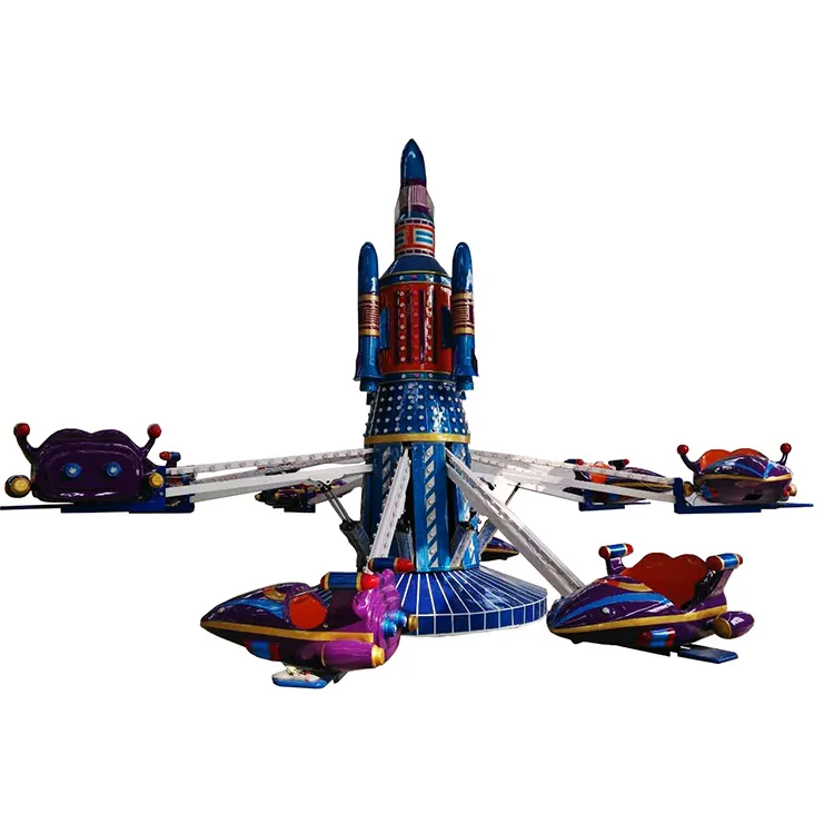 Amusement Park Kids Rotary Airplane Swing Self-Control Plane Ride
