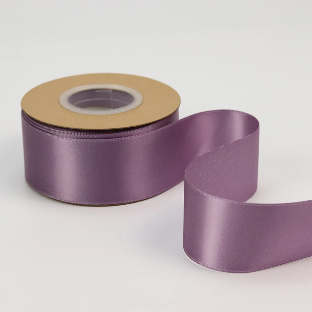 Hot sale custom 1 1/2 satin ribbon 1.5 inch for packing