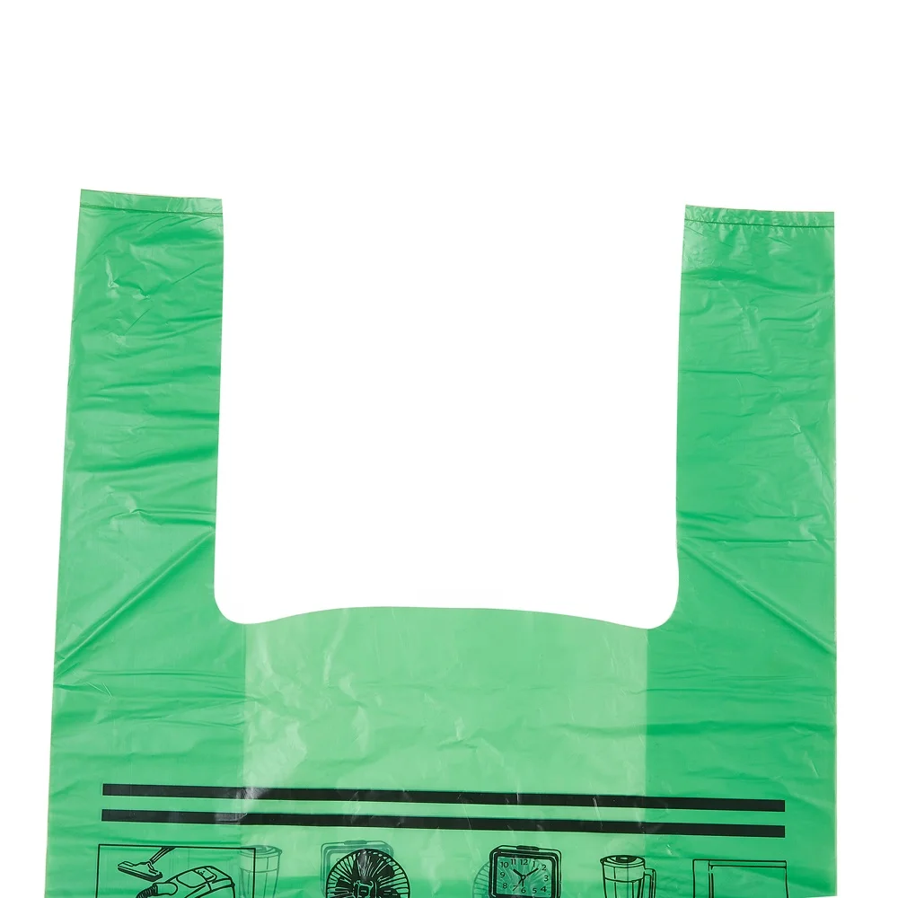 Disposable Plastic HDPE/LDPE T-shirt Shopping Polythene Bag/supermarket Grocery Retail Sack