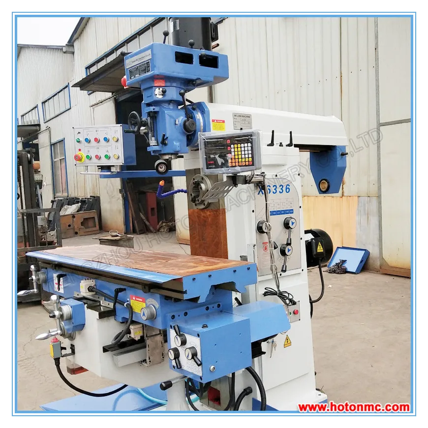 Universal knee type vertical turret milling machine XL6336