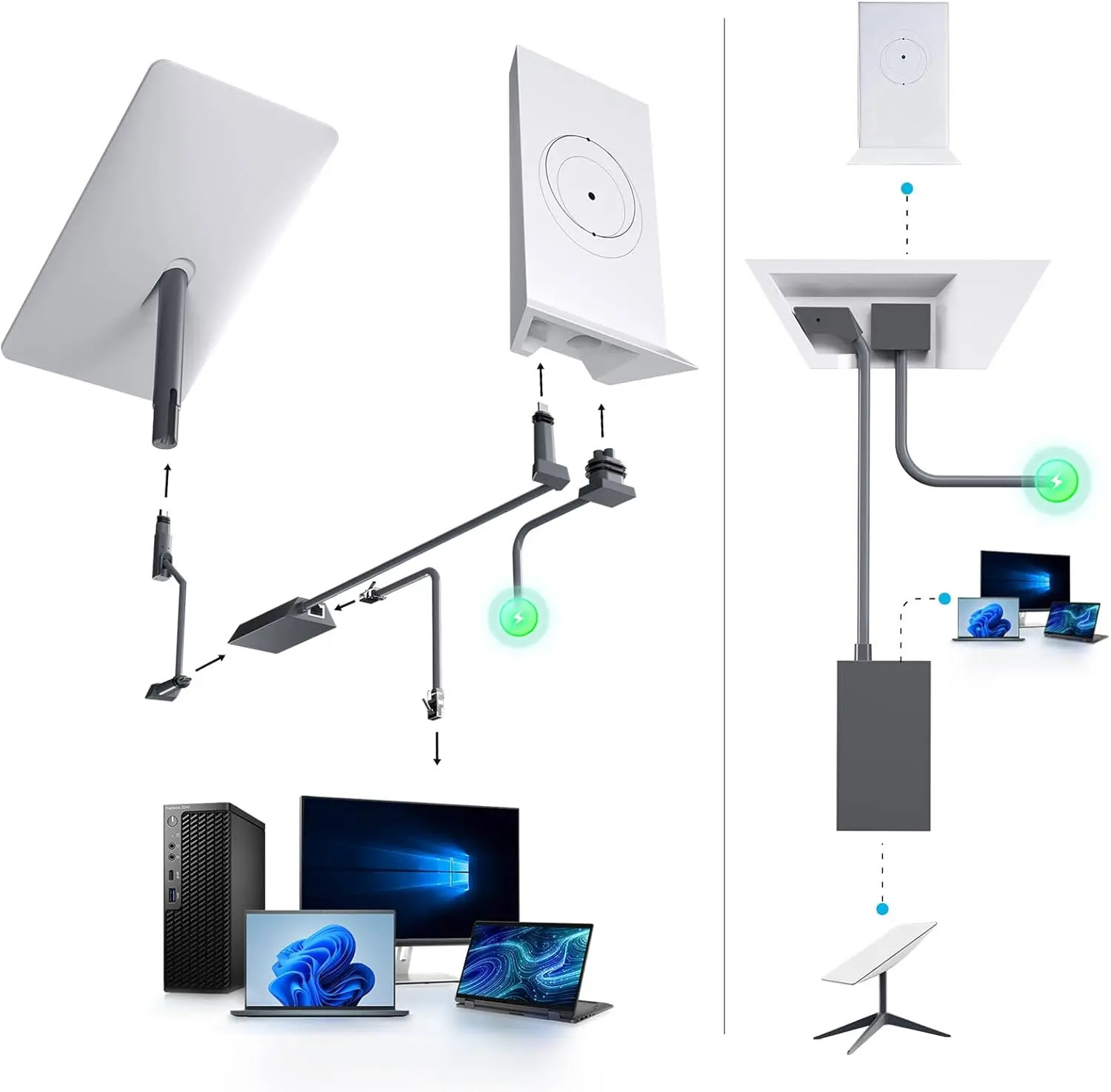 Starlink Ethernet Adapter for Starlink Standard Actuated Gen 2 Wired External Network