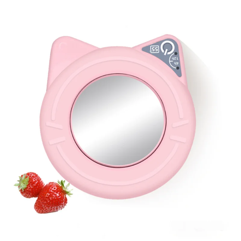 Cartoon style constant warm coaster USB heating coaster 55 degree heat preservation heater