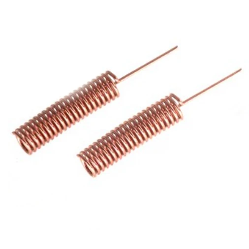 Heli spring  Custom Copper Wire 433 mhz Elicoidal  Helical Spiral Communication Compression Base  Antenna Spring