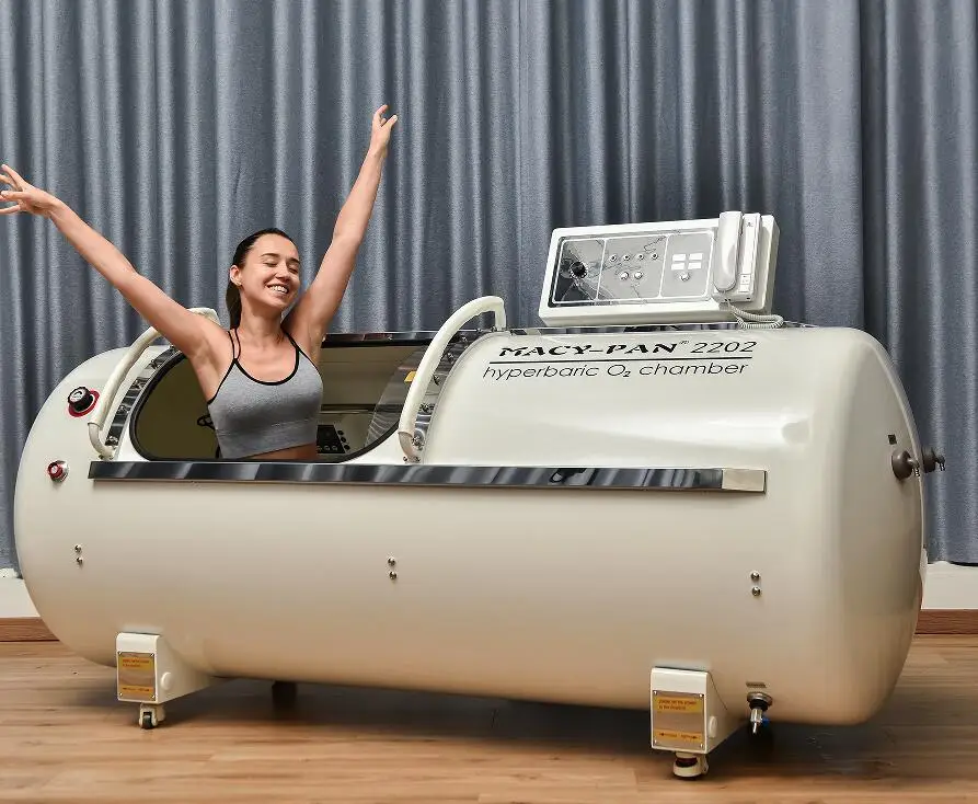 MACY-PAN HP2202 pressure hbot hard type inflatable medical hyperbaric oxygen chamber 2.0 ata for wound